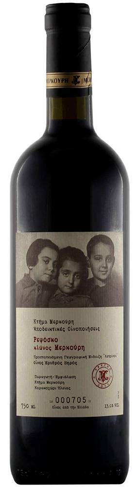 ΚΡΑΣΙ REFOSCO ΚΛΩΝΟΣ ΚΤΗΜΑ ΜΕΡΚΟΥΡΗ 2019 ΕΡΥΘΡΟ 750ML