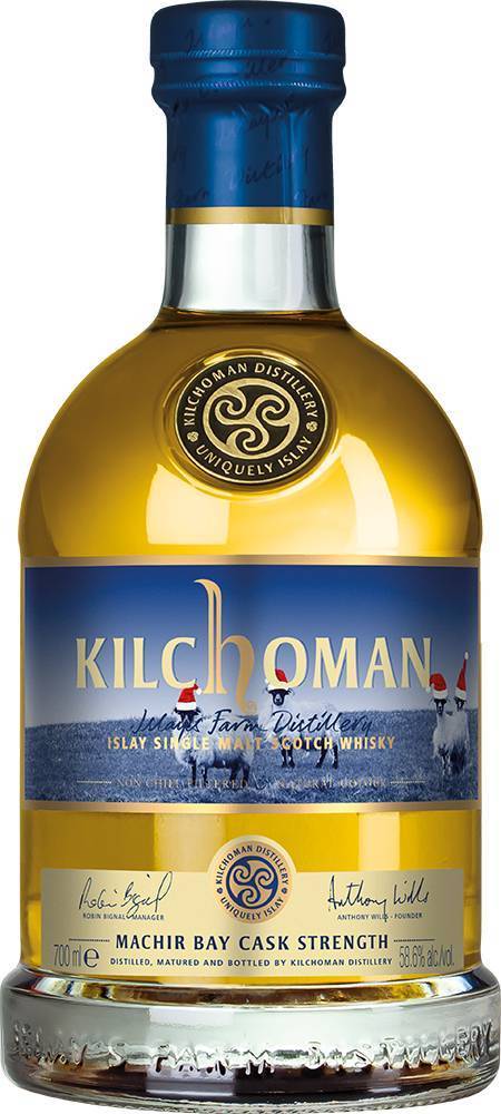 ΟΥΙΣΚΙ KILCHOMAN MACHIR BAY CASK STRENGTH XMAS EDITION 700ML
