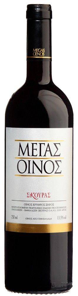 ΚΡΑΣΙ ΜΕΓΑΣ ΟΙΝΟΣ ΚΤΗΜΑ ΣΚΟΥΡΑΣ 2017 ΕΡΥΘΡΟ 750ML