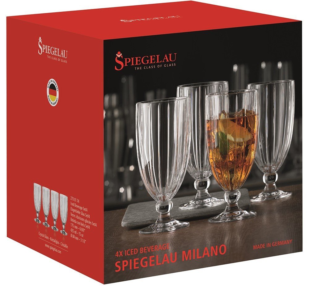 SPIEGELAU ΣΕΤ ΠΟΤΗΡΙΩΝ ICED BEVERAGE SPIEGELAU ΣΕΙΡΑ MILANO 4ΤΜΧ 425ML