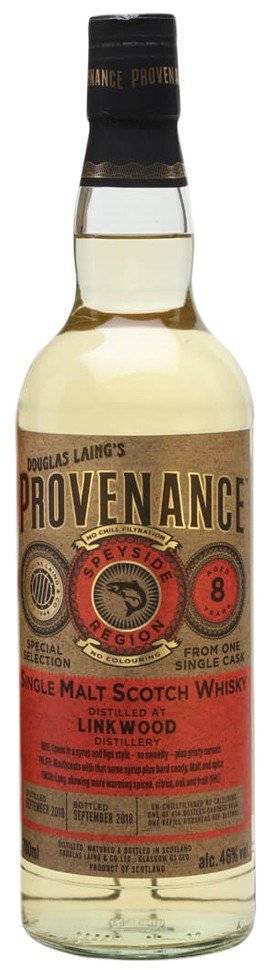 PROVENANCE ΟΥΙΣΚΙ PROVENANCE LINKWOOD 8 ΕΤΩΝ (700 ML)