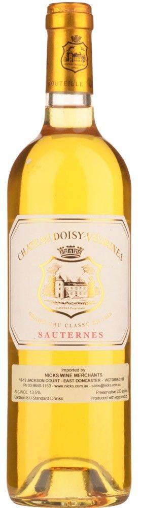ΚΡΑΣΙ CHATEAU DOISY VEDRINES 2EME CRU CLASSE 2019 ΛΕΥΚΟ 750ML