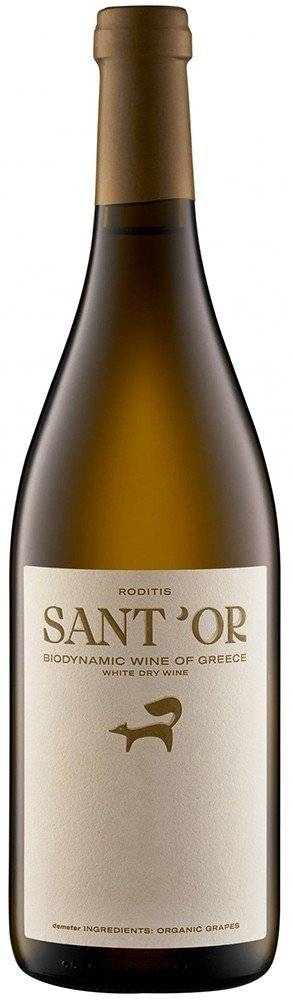 ΟΙΝΟΠΟΙΕΙΟ SANTOR ΚΡΑΣΙ ΡΟΔΙΤΗΣ NATURAL ΟΙΝΟΠΟΙΕΙΟ SANT'OR 2022 ΛΕΥΚΟ 750ML