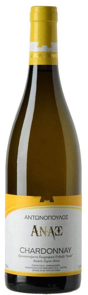 ΚΡΑΣΙ CHARDONNAY ΑΝΑΞ ΑΜΠΕΛΩΝΕΣ ΑΝΤΩΝΟΠΟΥΛΟΥ 2022 ΛΕΥΚΟ 750ML ΑΜΠΕΛΩΝΕΣ ΑΝΤΩΝΟΠΟΥΛΟΥ
