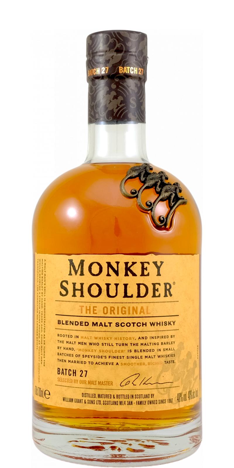 MONKEY SHOULDER ΟΥΙΣΚΙ MONKEY SHOULDER BATCH 27 700 ML