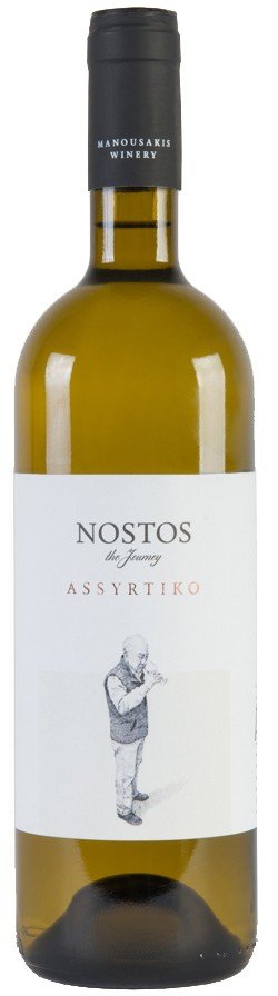 ΟΙΝΟΠΟΙΙΑ ΜΑΝΟΥΣΑΚΗ ΚΡΑΣΙ NOSTOS ASSYRTIKO ΟΙΝΟΠΟΙΙΑ ΜΑΝΟΥΣΑΚΗ 2022 ΛΕΥΚΟ 750ML