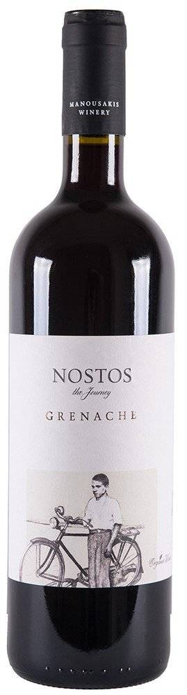 ΚΡΑΣΙ NOSTOS GRENACHE ΟΙΝΟΠΟΙΙΑ ΜΑΝΟΥΣΑΚΗ 2020 ΕΡΥΘΡΟ 750ML