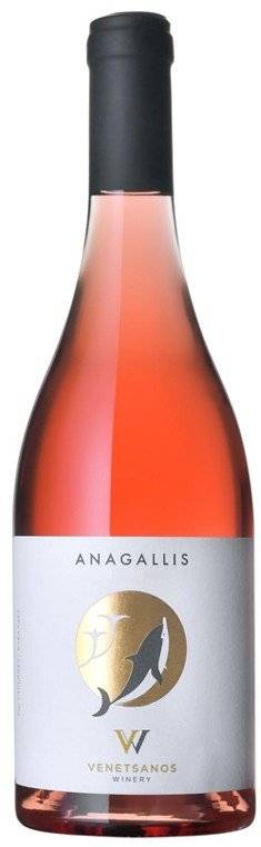 ΚΡΑΣΙ ΑΝΑΓΑΛΛΙΣ VENETSANOS WINERY 2022 ΡΟΖΕ 750 ML