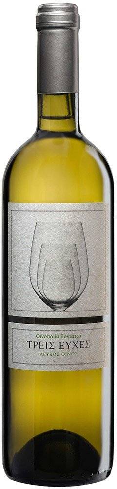 ΚΤΗΜΑ ΒΟΓΙΑΤΖΗ ΚΡΑΣΙ ΤΡΕΙΣ ΕΥΧΕΣ ΚΤΗΜΑ ΒΟΓΙΑΤΖΗ 2022 ΛΕΥΚΟ 750 ML
