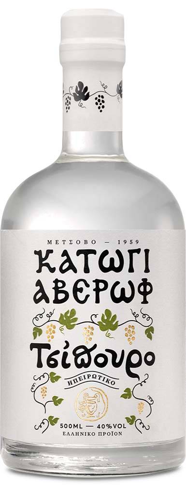 ΤΣΙΠΟΥΡΟ ΚΑΤΩΓΙ ΑΒΕΡΩΦ ΗΠΕΙΡΩΤΙΚΟ ΧΩΡΙΣ ΓΛΥΚΑΝΙΣΟ 40% 500ML ΟΙΝΟΠΟΙΕΙΟ ΚΑΤΩΓΙ ΑΒΕΡΩΦ