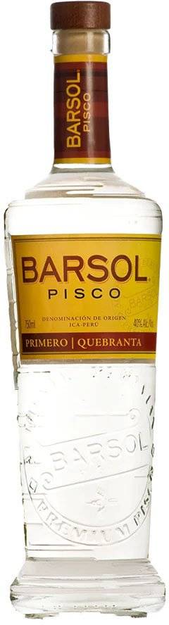 BARSOL PISCO PRIMERO QUEBRANTA 700 ML BARSOL