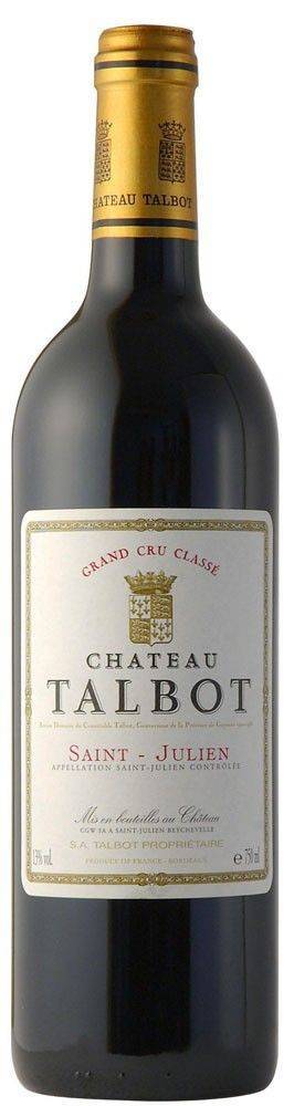 ΚΡΑΣΙ CHATEAU TALBOT 4EME GRAND CRU CLASSE 2020 ΕΡΥΘΡΟ 750 ML