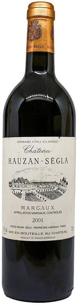 CHATEAU RAUZAN-SEGLA ΚΡΑΣΙ CHATEAU RAUZAN SEGLA 2EME GRAND CRU CLASSE 2001 ΕΡΥΘΡΟ 750 ML