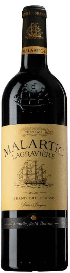 ΚΡΑΣΙ CHATEAU MALARTIC-LAGRAVIERE GRAND CRU CLASSE 2020 ΕΡΥΘΡΟ 750 ML