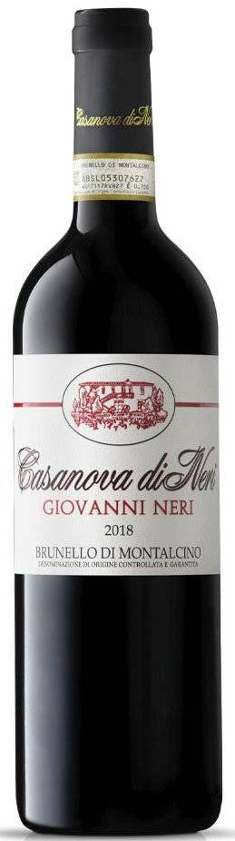 ΚΡΑΣΙ GIOVANNI NERI BRUNELLO DI MONTALCINO 2018 ΕΡΥΘΡΟ 750 ML CASANOVA DI NERI