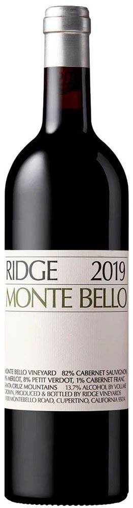 ΚΡΑΣΙ MONTE BELLO 2019 RIDGE VINEYARDS ΕΡΥΘΡΟ MAGNUM 1500 ML RIDGE VINEYARDS
