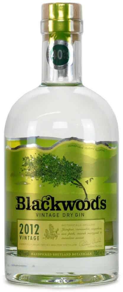 GIN BLACKWOODS VINTAGE 2012 700 ML OLD RAJ
