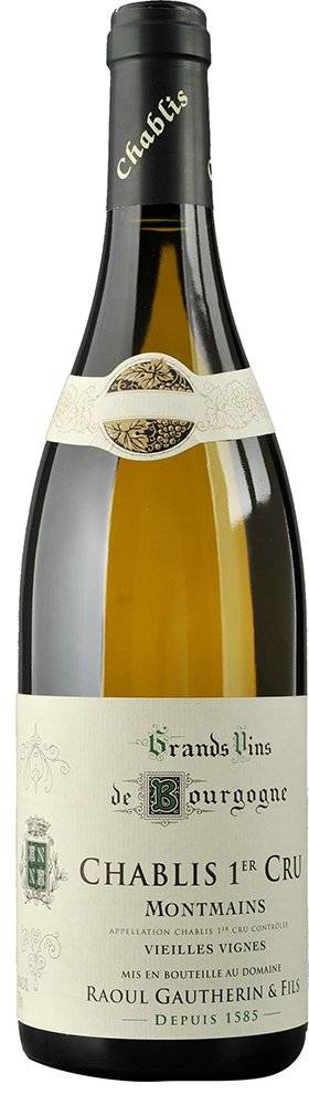 DOMAINE GAUTHERIN ΚΡΑΣΙ CHABLIS 1ER CRU MONTMAINS VIEILLES VIGNES DOMAINE GAUTHERIN 2021 ΛΕΥΚΟ 750 ML