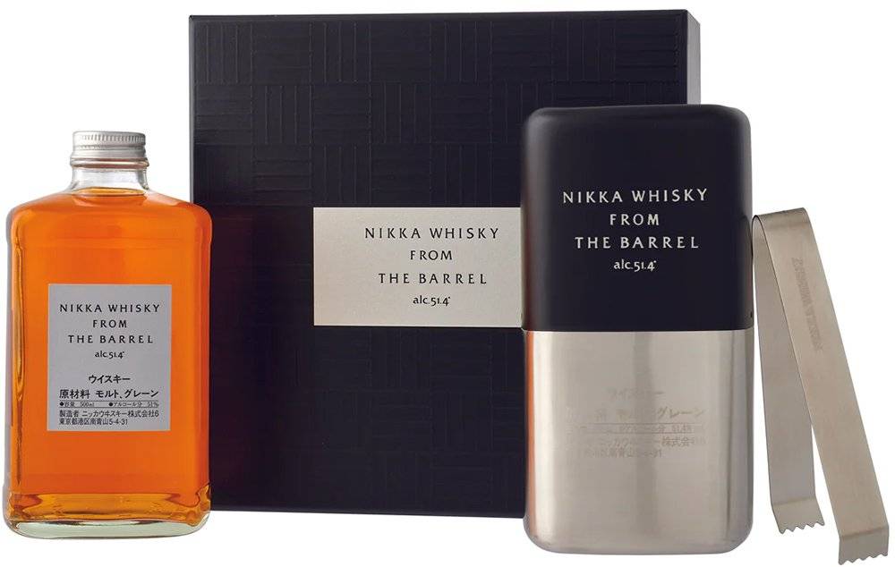 ΟΥΙΣΚΙ NIKKA FROM THE BARREL 500 ML GIFT BOX + ICE BUCKET NIKKA