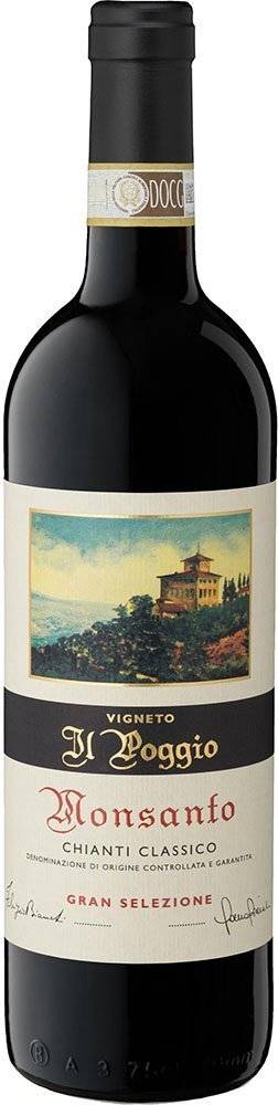 CASTELLO DI MONSANTO ΚΡΑΣΙ CHIANTI CLASSICO GRAN SELEZIONE DOCG IL POGGIO CASTELLO DI MONSANTO 2017 ΕΡΥΘΡΟ 750ML