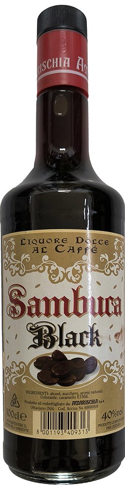 AVERNA SAMBUCA AMARISCHIA BLACK 700 ML