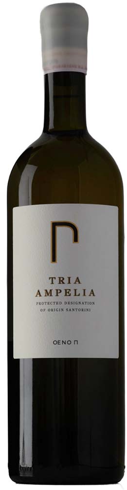 ΚΡΑΣΙ ΣΑΝΤΟΡΙΝΗ ΤΡΙΑ ΑΜΠΕΛΙΑ OENO Π 2022 ΛΕΥΚΟ 750ML