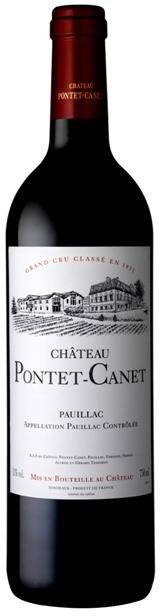 ΚΡΑΣΙ CHATEAU PONTET-CANET 5EME GRAND CRU CLASSE 2021 ΕΡΥΘΡΟ 750 ML