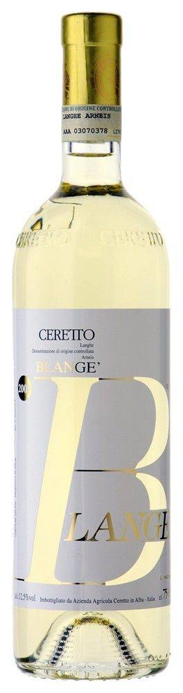 CERETTO ΚΡΑΣΙ CERETTO BLANGE ARNEIS LANGHE 2023 ΛΕΥΚΟ 750ML