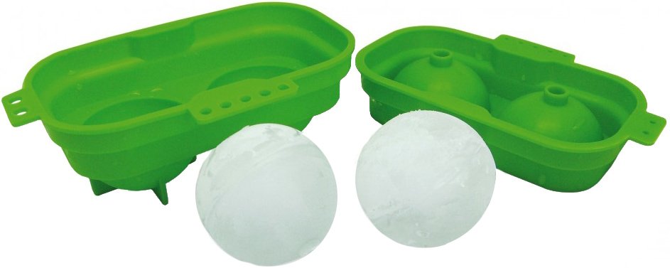 VACU VIN ΠΑΓΟΘΗΚΗ ΣΙΛΙΚΟΝΗΣ VACU VIN SILICONE ICE TRAY ΠΡΑΣΙΝΗ (2 ΠΑΓΑΚΙΑ 50 MM)