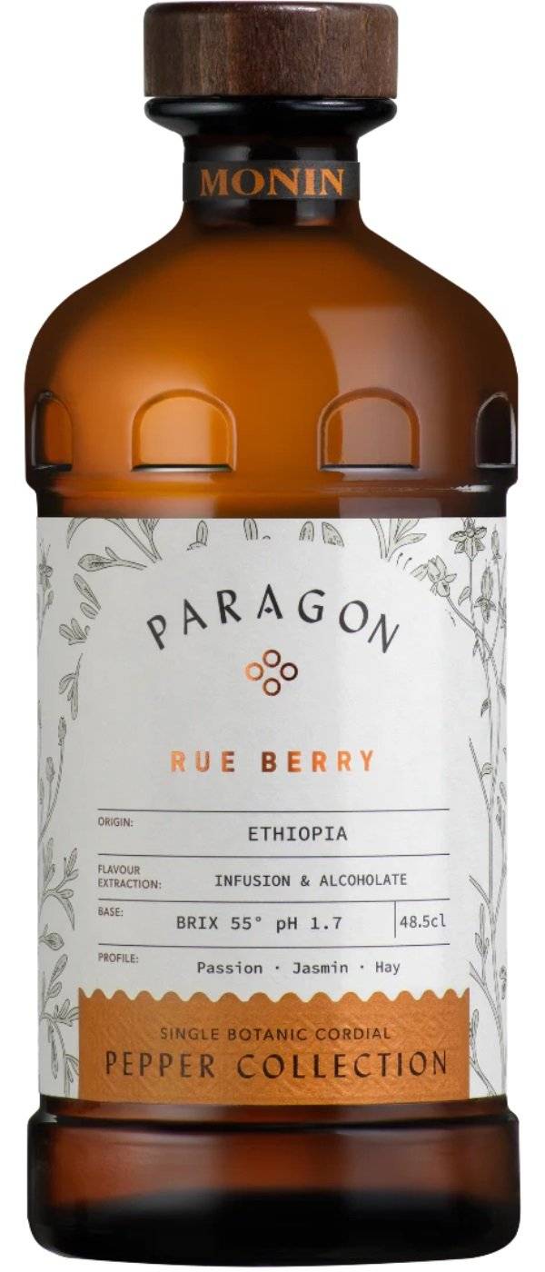 CORDIAL MONIN PARAGON RUE BERRY PEPPER 485 ML MONIN