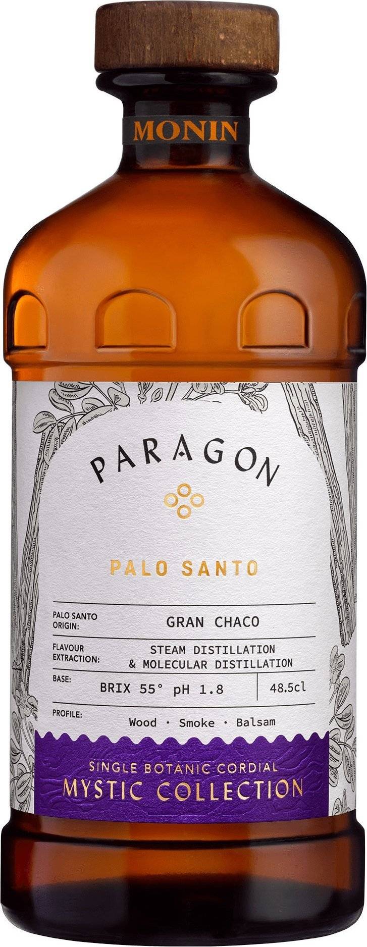 MONIN CORDIAL MONIN PARAGON PALO SANTO 485 ML