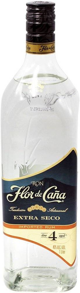 RUM FLOR DE CANA EXTRA SECO 4 ΕΤΩΝ 1000 ML FLOR DE CANA