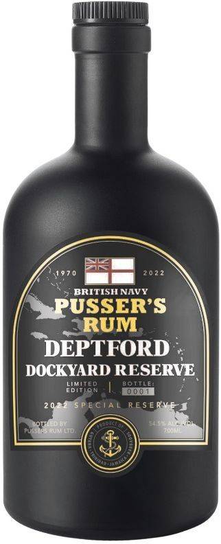RUM PUSSER'S DEPTFORD DOCKYARD 2022 RESERVE 700 ML PUSSERS