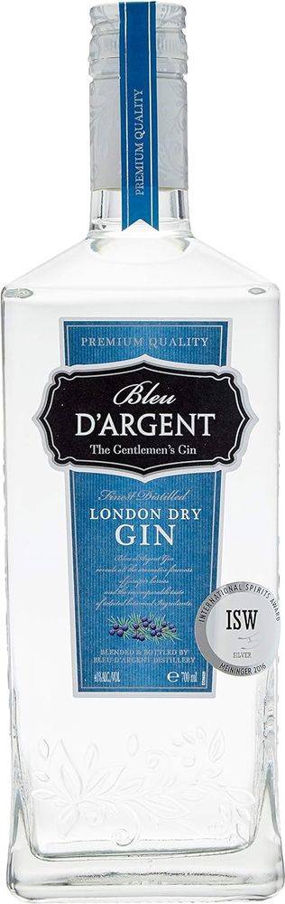 GIN BLEU D'ARGENT LONDON DRY 700 ML DARGENT