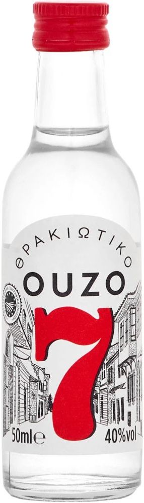 ΟΥΖΟ 7 ΘΡΑΚΙΩΤΙΚΟ 50 ML ΠΟΤΟΠΟΙΙΑ - ΟΙΝΟΠΟΙΙΑ ΘΡΑΚΗΣ