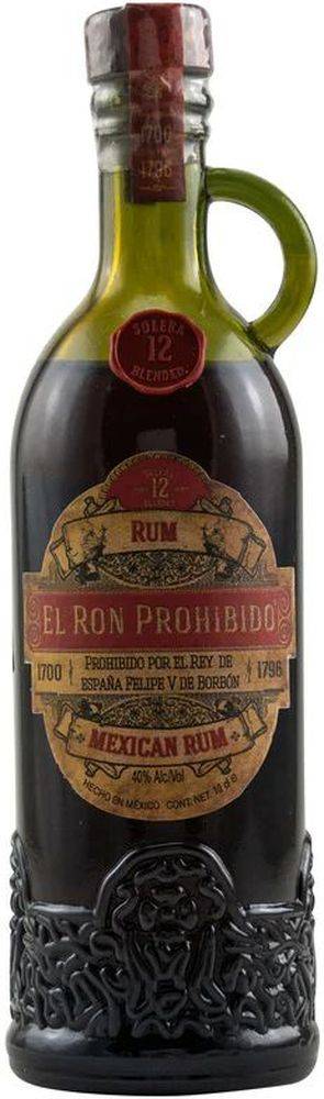 EL RON PROHIBIDO RUM EL RON PROHIBIDO SOLERA 12 ΕΤΩΝ MINI 100 ML