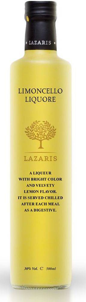 ΛΙΚΕΡ LIMONCELLO LAZARIS 500 ML LAZARIS