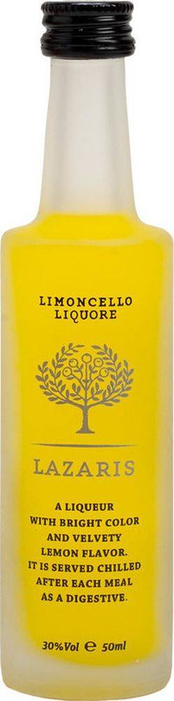 ΛΙΚΕΡ LIMONCELLO LAZARIS 50 ML LAZARIS