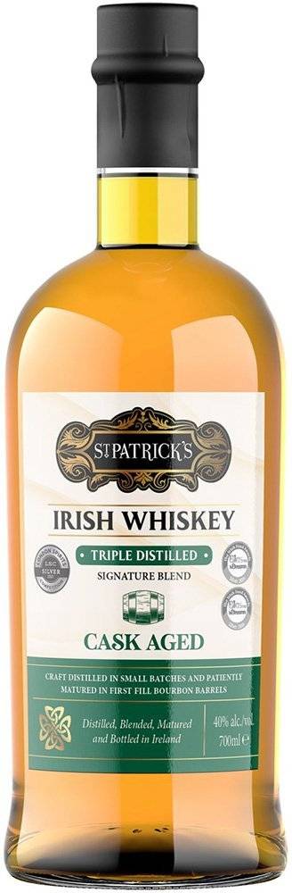 ΟΥΙΣΚΙ ST PATRICK'S CASK AGED IRISH WHISKEY 700 ML