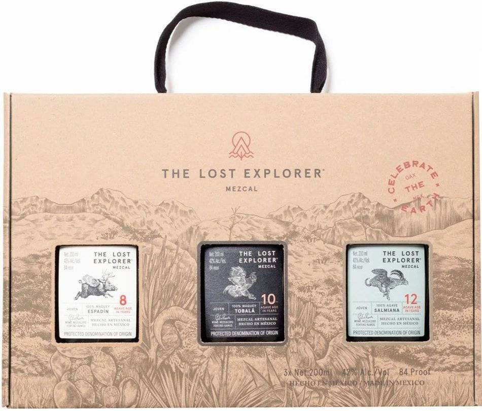 THE LOST EXPLORER MEZCAL TRILOGY PACK (3 Χ 200 ML) THE LOST EXPLORER MEZCAL