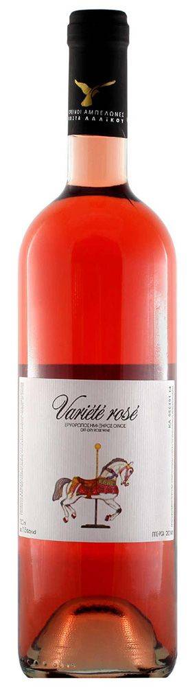 ΚΡΑΣΙ VARIETE ΟΡΕΙΝΟΙ ΑΜΠΕΛΩΝΕΣ ΛΑΛΙΚΟΥ 2024 ΡΟΖΕ 750 ML ΚΤΗΜΑ ΟΡΕΙΝΟΙ ΑΜΠΕΛΩΝΕΣ ΛΑΛΙΚΟΥ