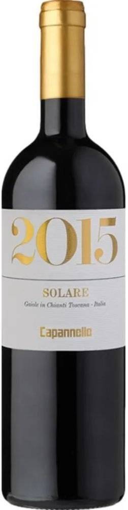 ΚΡΑΣΙ SOLARE CAPANNELLE 2015 ΕΡΥΘΡΟ 750ML