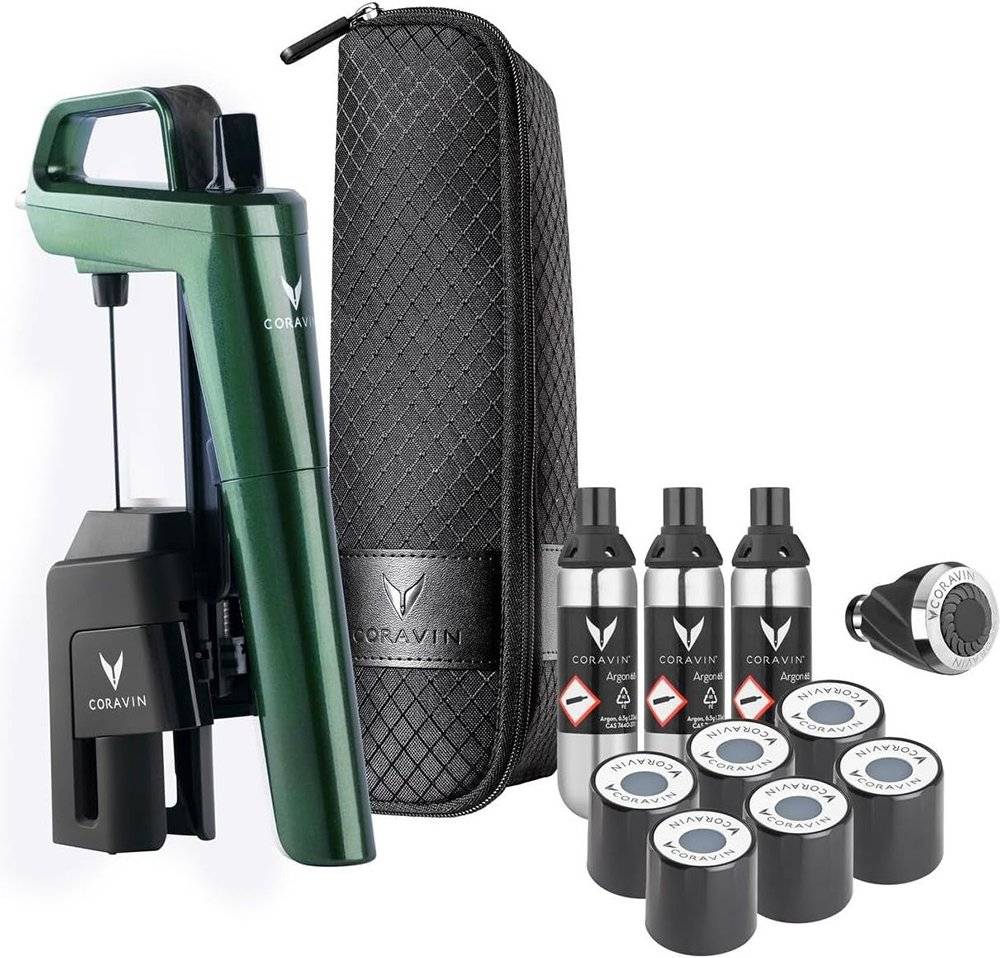 ΣΥΣΤΗΜΑ ΣΕΡΒΙΡΙΣΜΑΤΟΣ CORAVIN MODEL SIX PLUS EDITION ΠΡΑΣΙΝΟ CORAVIN