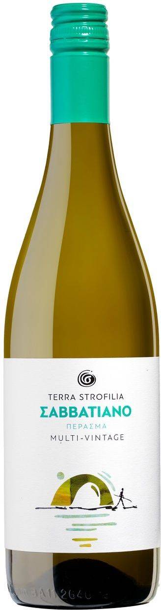 ΚΡΑΣΙ TERRA STROFILIA ΣΑΒΒΑΤΙΑΝΟ ΠΕΡΑΣΜΑ MULTI-VINTAGE ΛΕΥΚΟ 750 ML ΟΙΝΟΠΟΙΕΙΟ ΣΤΡΟΦΙΛΙΑ
