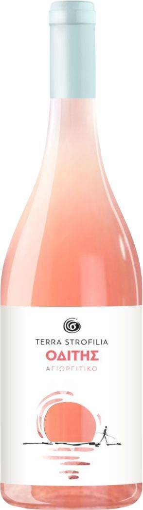 ΚΡΑΣΙ TERRA STROFILIA ΟΔΙΤΗΣ 2024 ΡΟΖΕ 750 ML