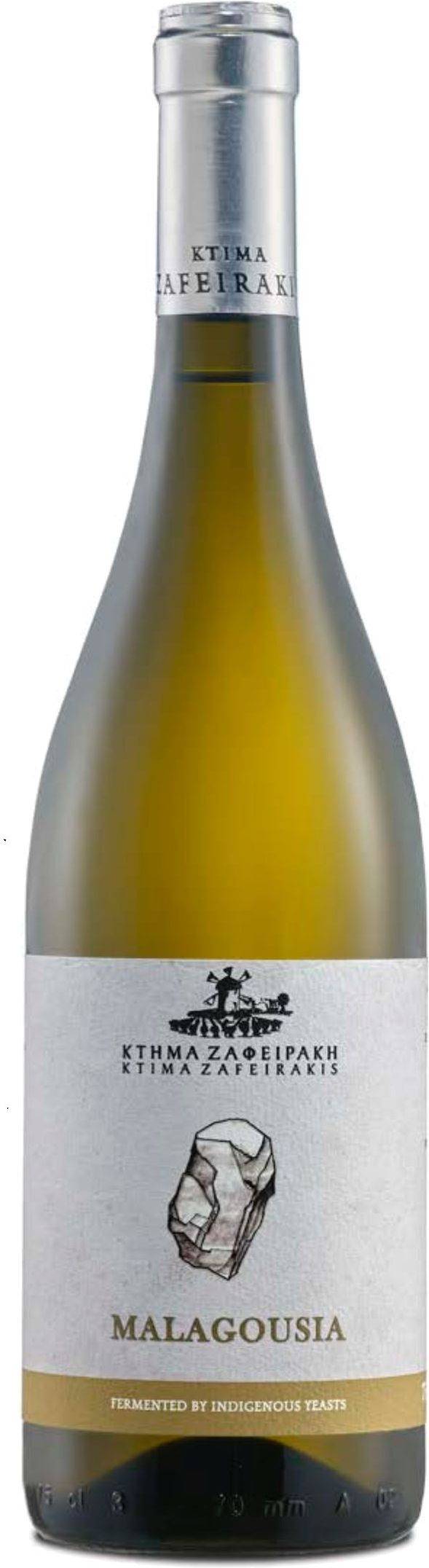 ΚΡΑΣΙ ΜΑΛΑΓΟΥΖΙΑ ΚΤΗΜΑ ΖΑΦΕΙΡΑΚΗ (BIO) 2024 ΛΕΥΚΟ 750ML