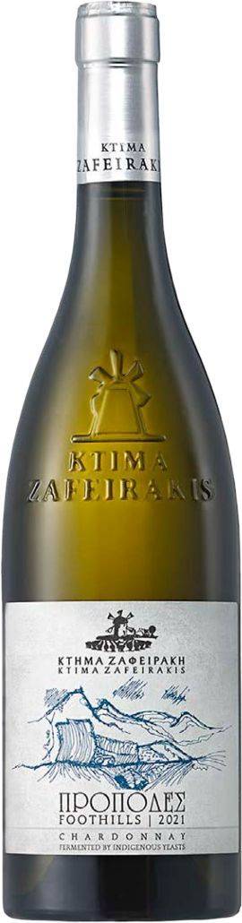 ΚΤΗΜΑ ΖΑΦΕΙΡΑΚΗ ΚΡΑΣΙ ΠΡΟΠΟΔΕΣ CHARDONNAY ΚΤΗΜΑ ΖΑΦΕΙΡΑΚΗ (BIO) 2022 ΛΕΥΚΟ 750 ML
