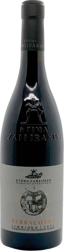 ΚΡΑΣΙ TERRA COTTA ΛΗΜΝΙΩΝΑ ΚΤΗΜΑ ΖΑΦΕΙΡΑΚΗ (ΒΙΟ) 2021 ΕΡΥΘΡΟ 750 ML
