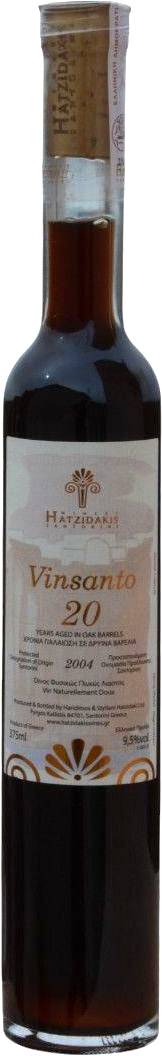 ΚΡΑΣΙ VINSANTO 2004 ΟΙΝΟΠΟΙΕΙΟ ΧΑΤΖΗΔΑΚΗΣ 20 ΕΤΩΝ ΓΛΥΚΟ 375 ML