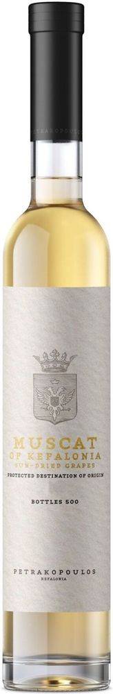 ΚΡΑΣΙ MUSCAT OF KEFALONIA PETRAKOPOULOS WINES 2022 ΦΥΣΙΚΩΣ ΓΛΥΚΥΣ ΛΕΥΚΟΣ 375 ML PETRAKOPOULOS WINES